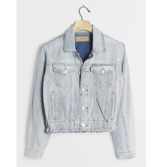 NWT Anthropologie Embeth Denim Jacket - Picture 2 of 10